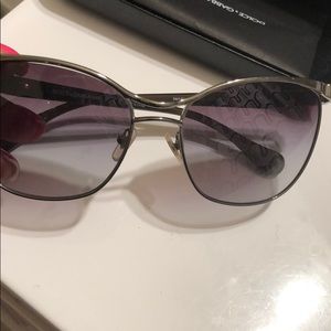 Black framed sunglasses